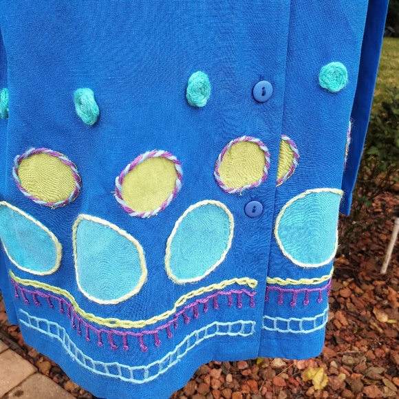 Beautiful Silk Linen Blend Blouse by Silk Lore NWT - Picture 2 of 5